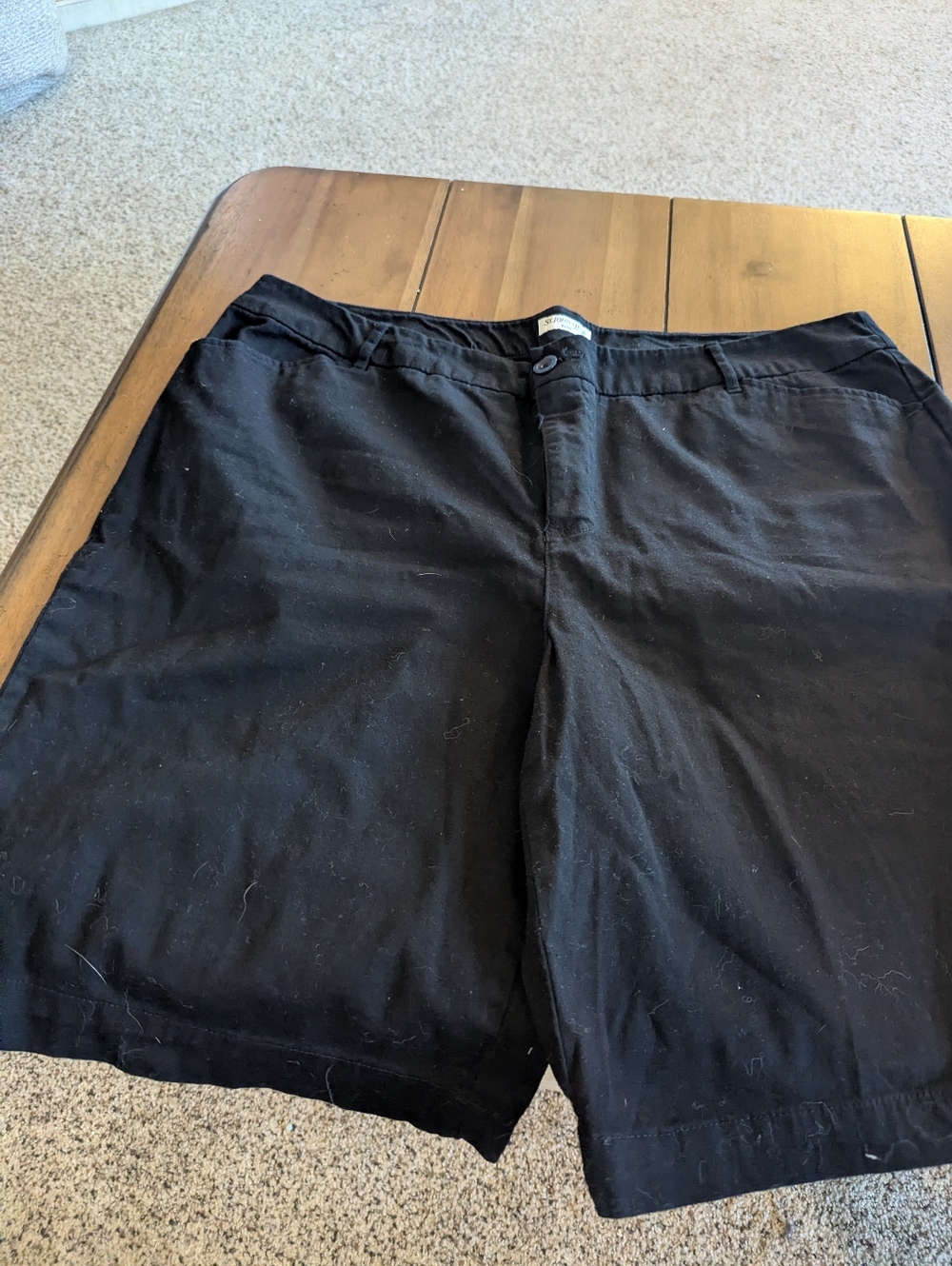 St. John's Bay Black Women's Shorts